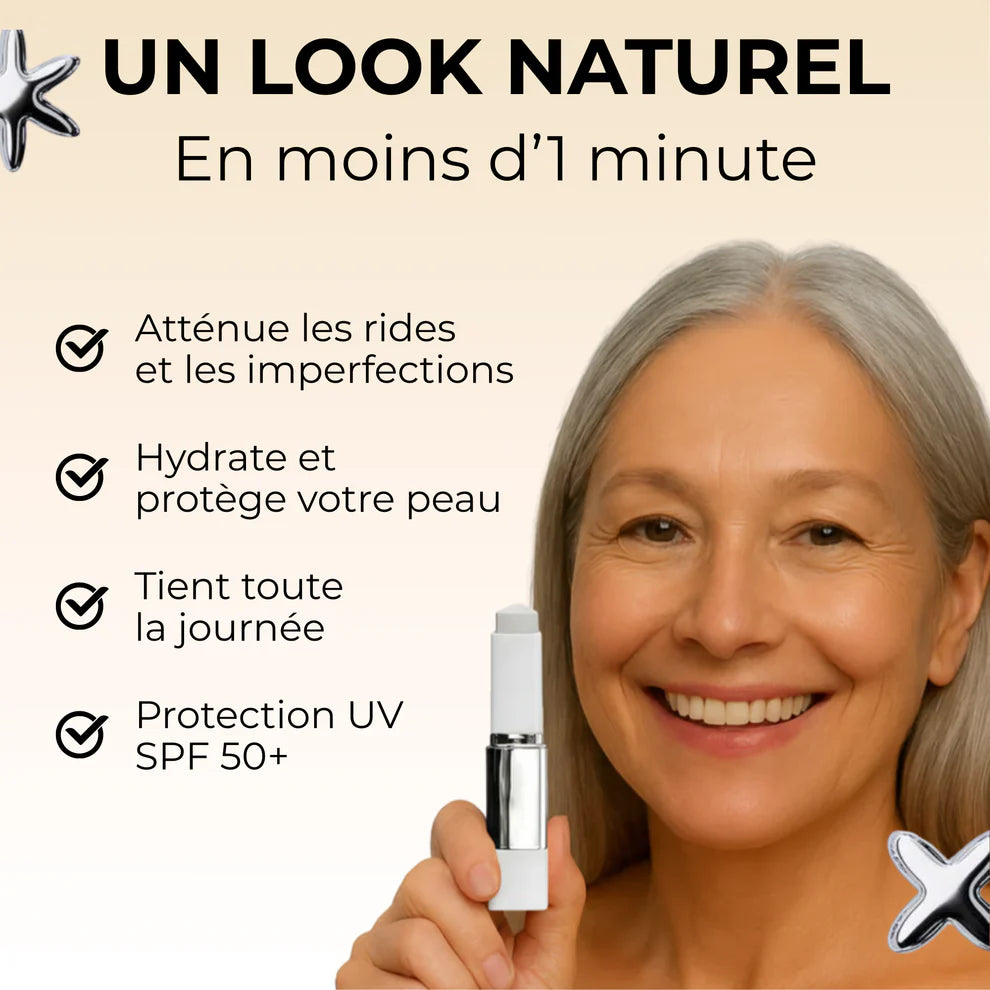 Fond de teint 2-en-1 avec pinceau intégré